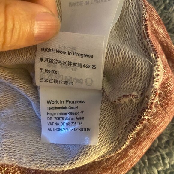 Carharrt Work In Progress "Slash Sweat" Crewneck sz men's L - Picture 8 of 11